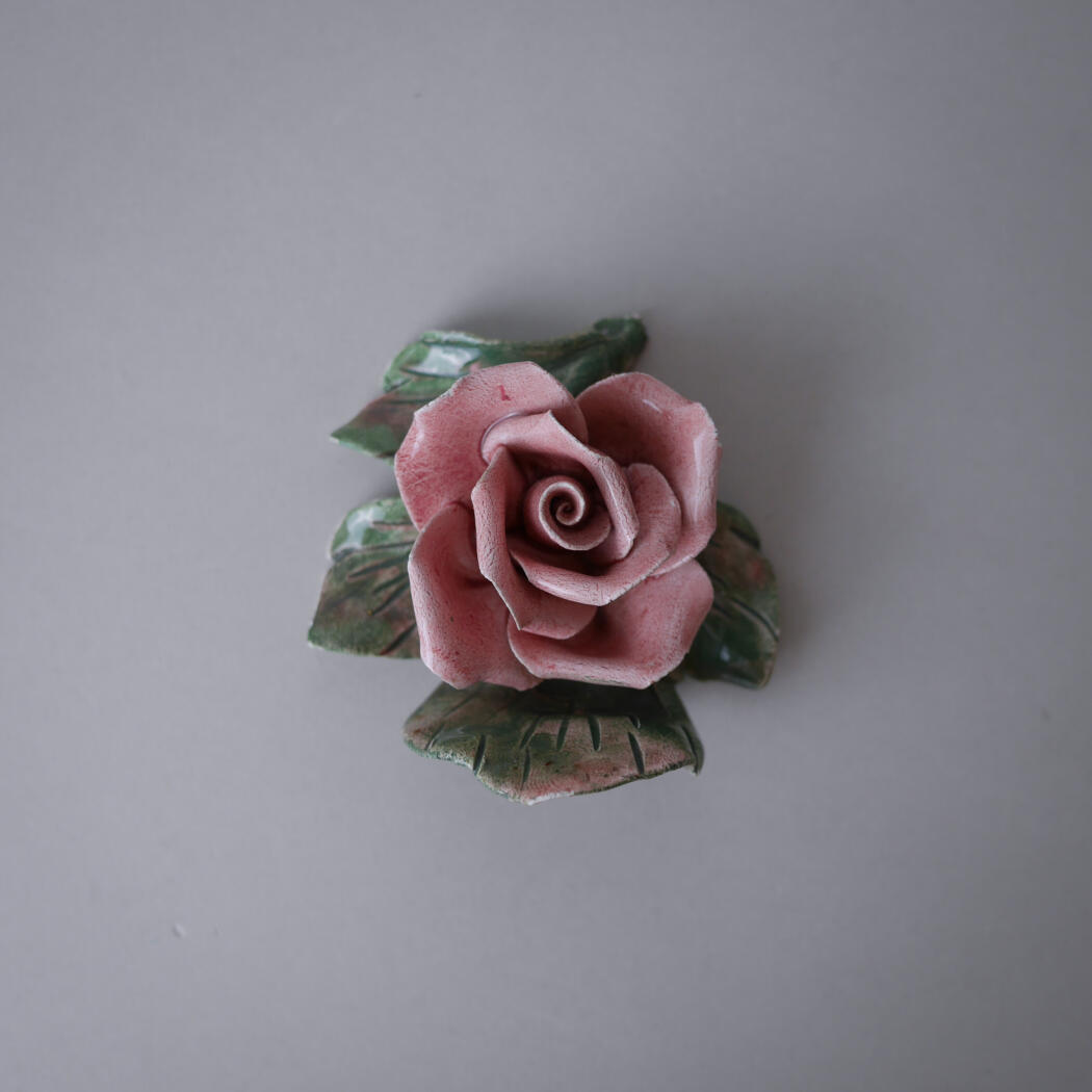 Lyserød Porcelænsrose til Væggen 1