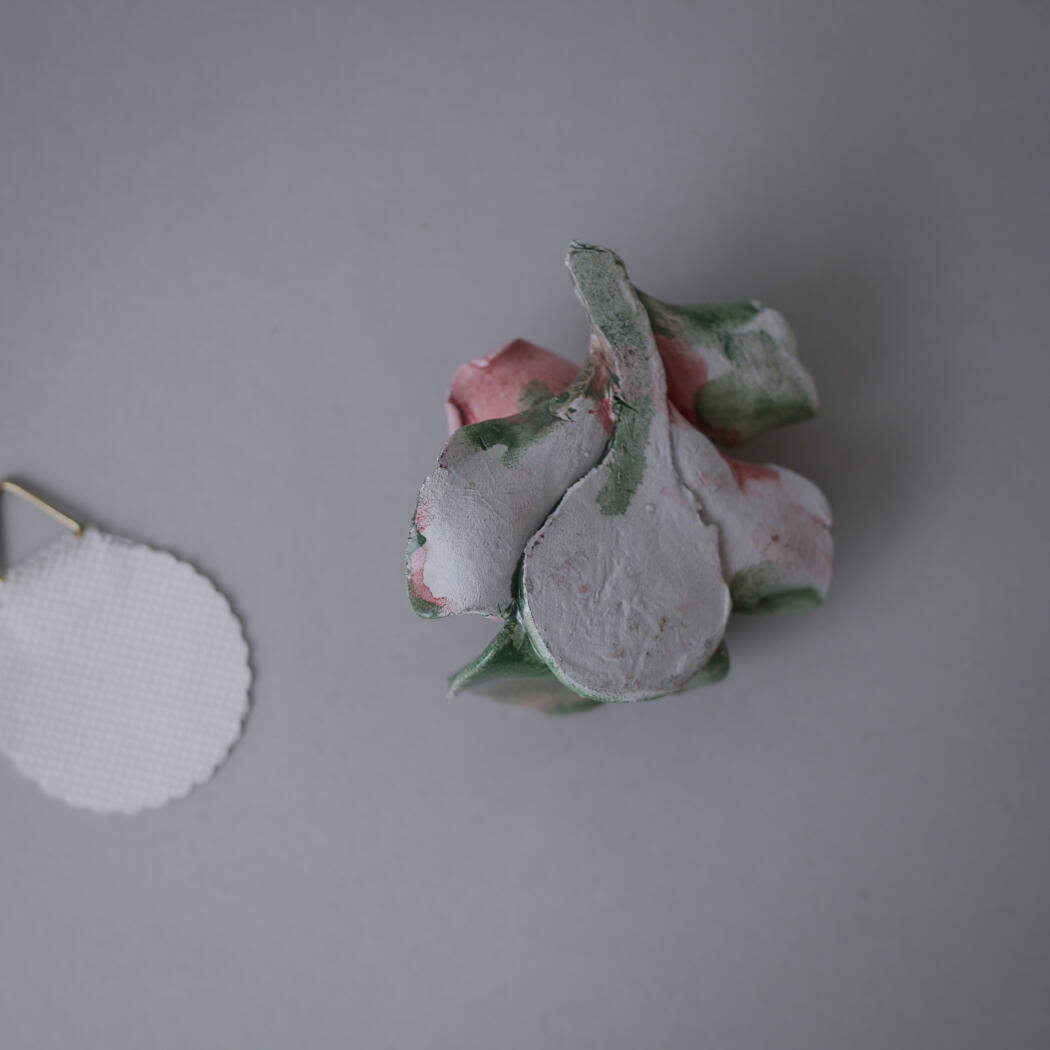 Lyserød Porcelænsrose til Væggen 6