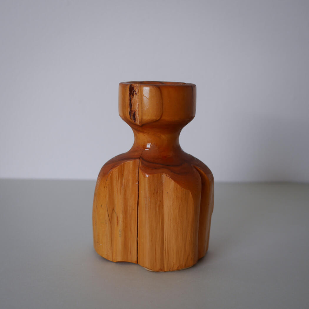 Rustik Stor Træ Skulptur / Stage 3