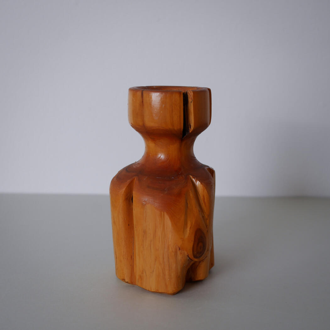 Rustik Stor Træ Skulptur / Stage 4