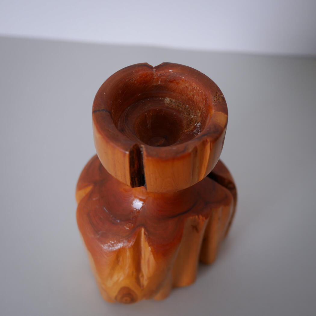Rustik Stor Træ Skulptur / Stage 5