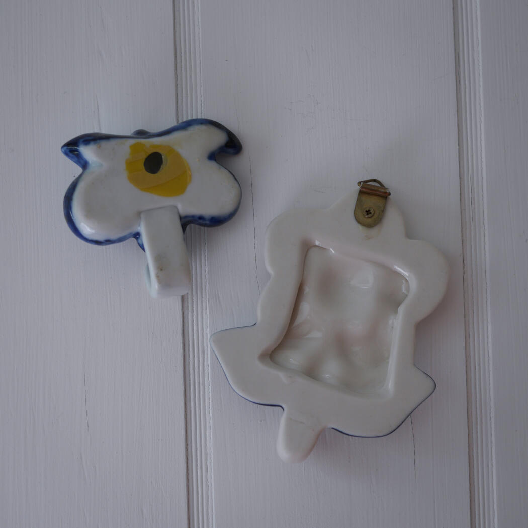 Lille Blå Blomme Porcelænsknage 3