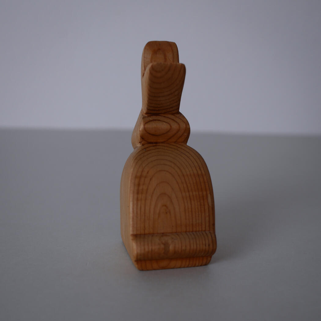 Lille Kaninfigur i Træ 4
