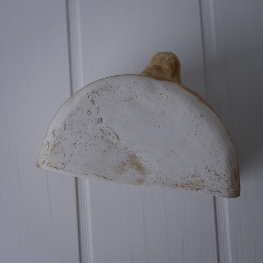 Beige Vægvase med Ansigt 5