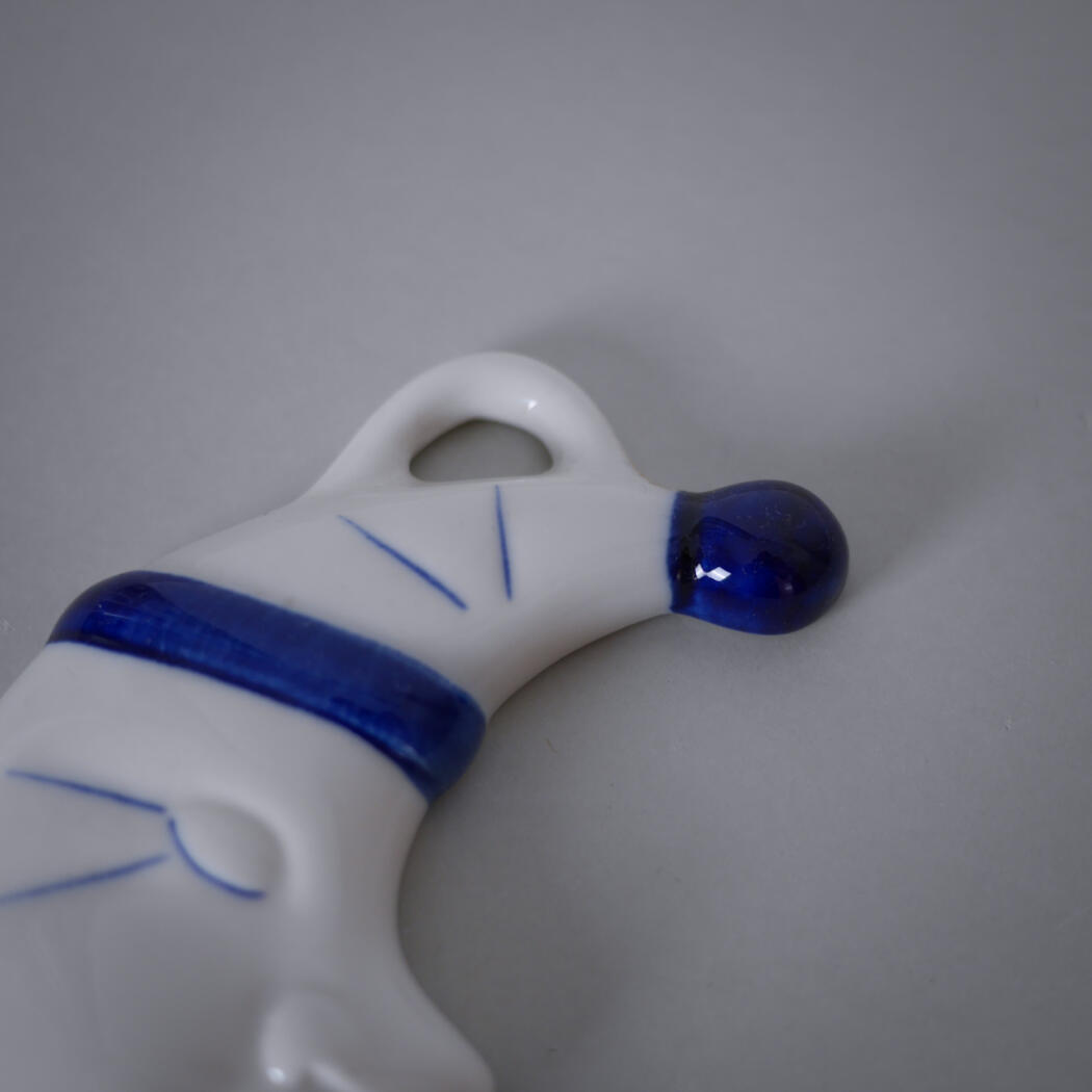 Italiensk Porcelæns Måne til Ophæng 2