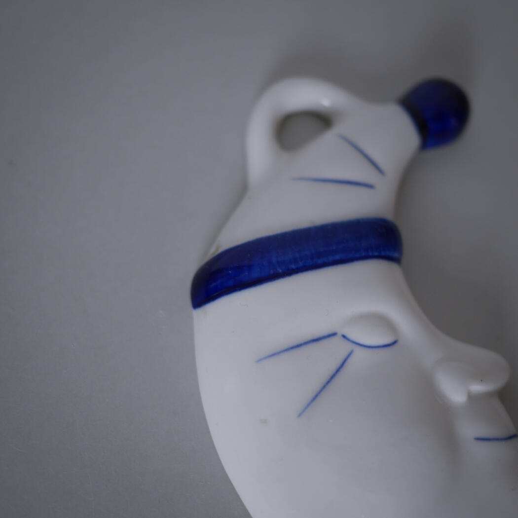 Italiensk Porcelæns Måne til Ophæng 4