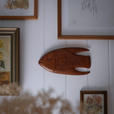 Fisk i Træ til Ophæng