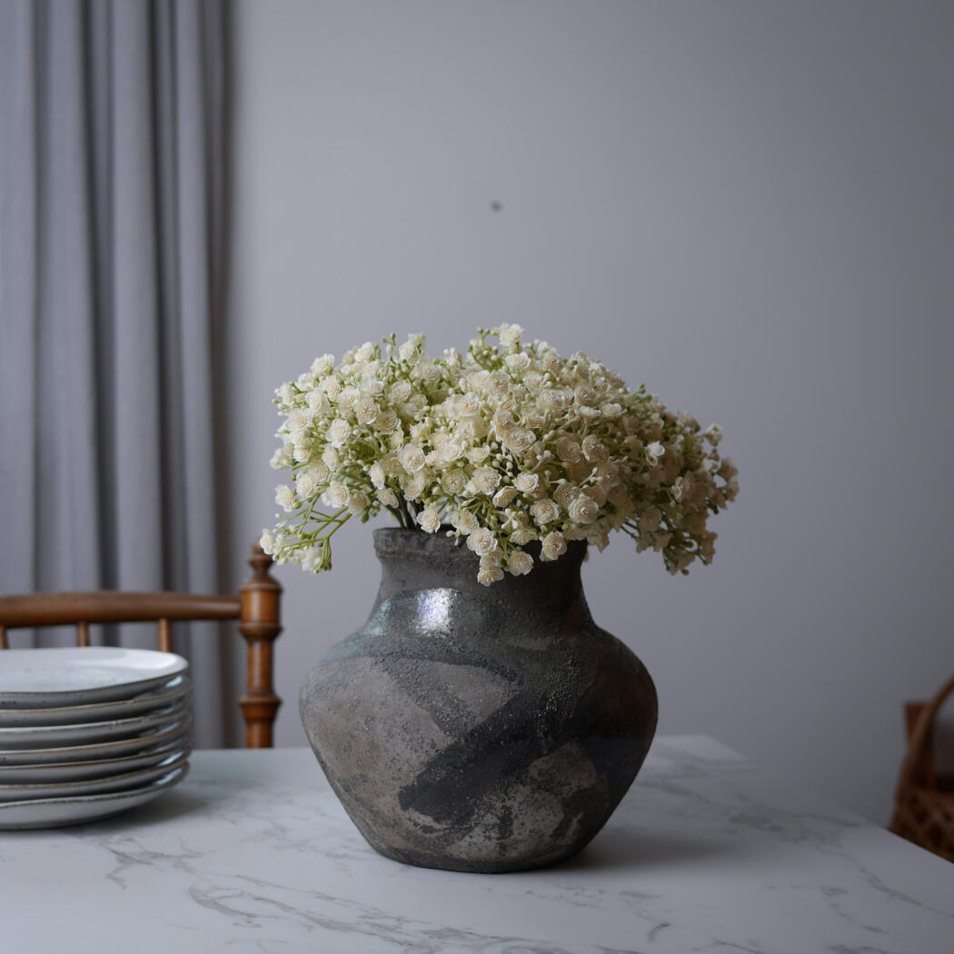 Grå Keramik Vase