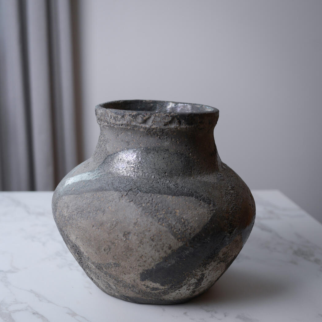 Grå Keramik Vase 4