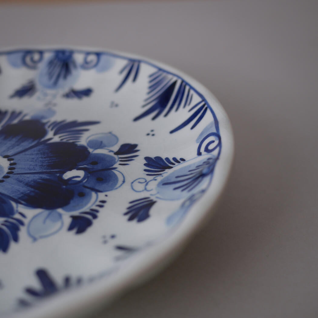 Lille Håndmalet Porcelænsplatte 5