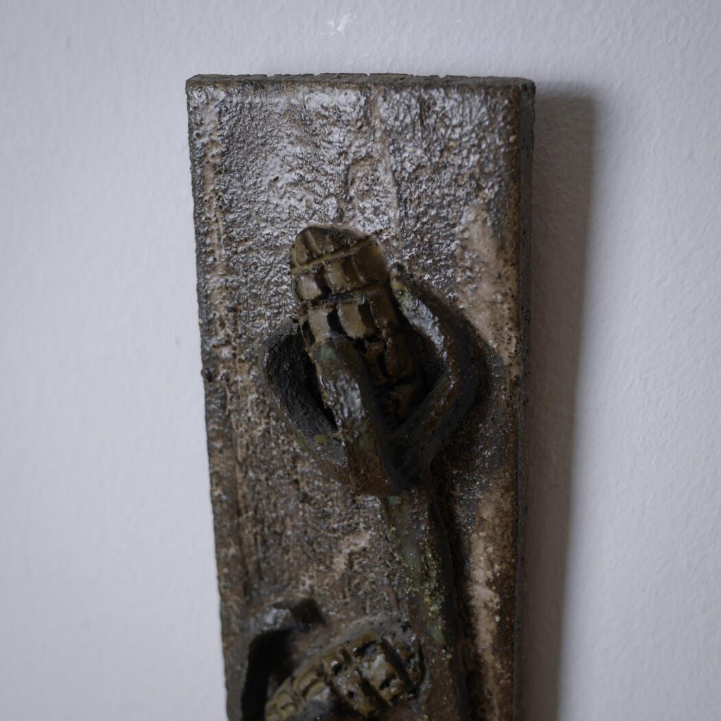 Højt Relief med Abstrakt Blomst 4