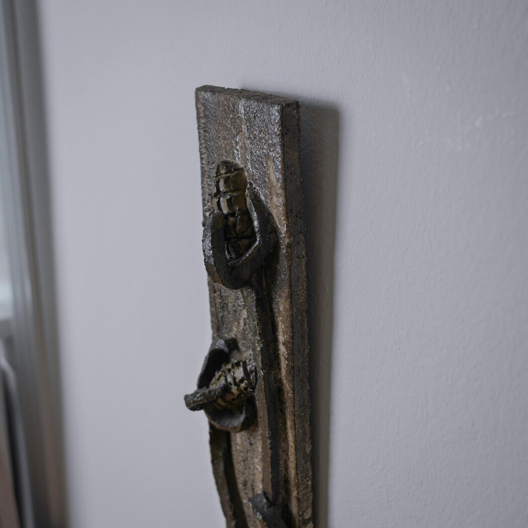 Højt Relief med Abstrakt Blomst 8