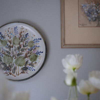 Platte med Blade & Blomster