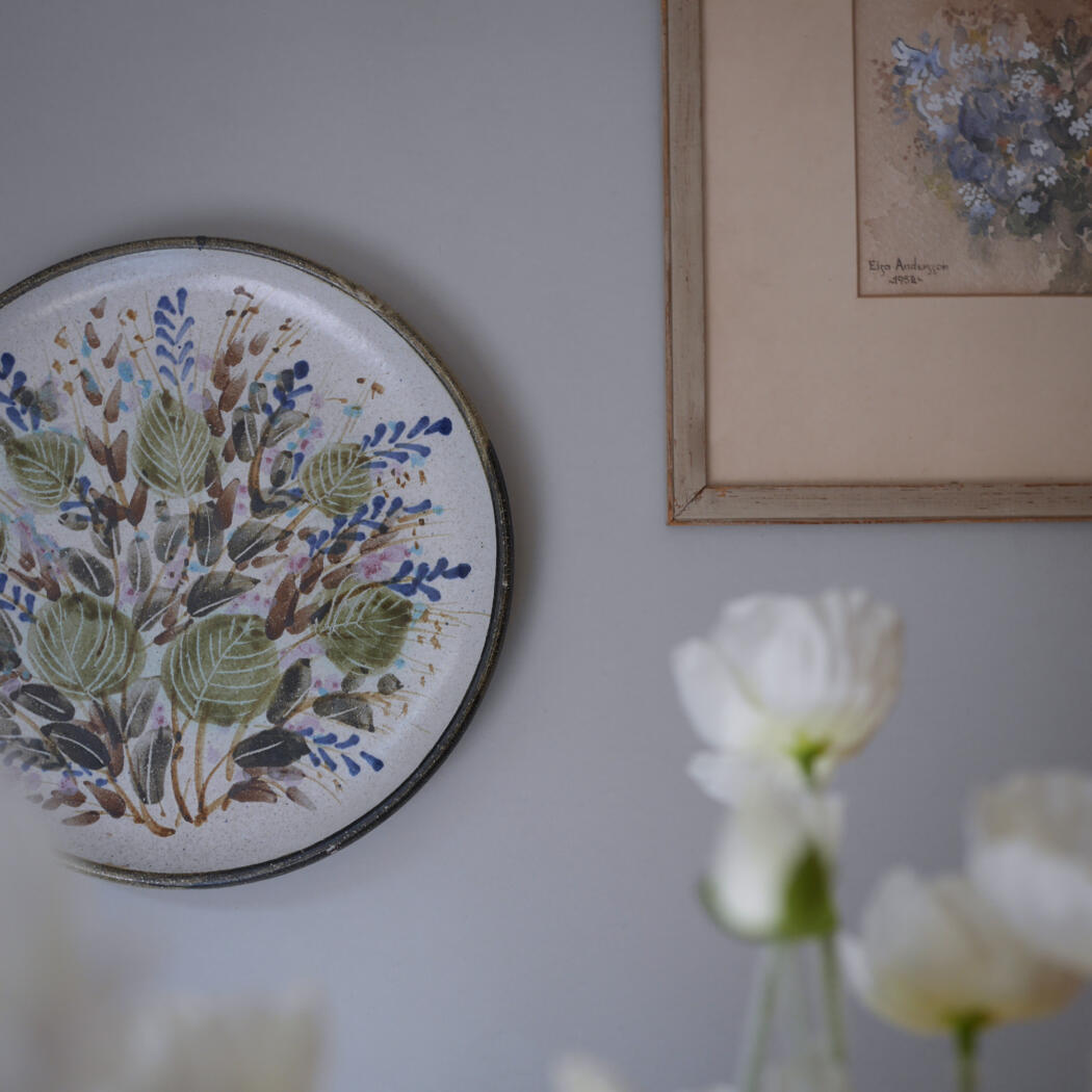 Platte med Blade & Blomster