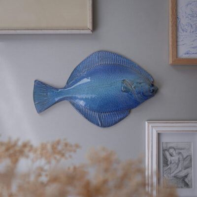 Stor Blå Fisk til Væggen