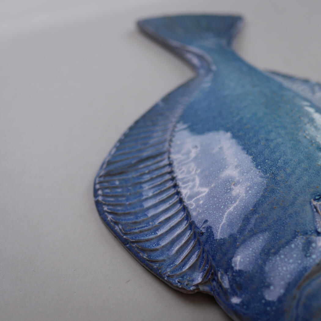Stor Blå Fisk til Væggen 4