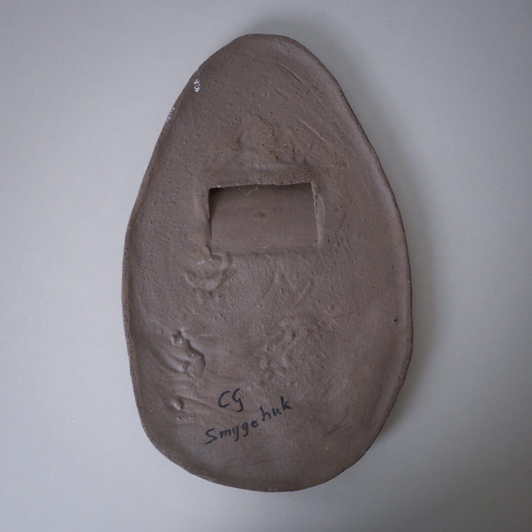 Ovalt Relief med Træer 6