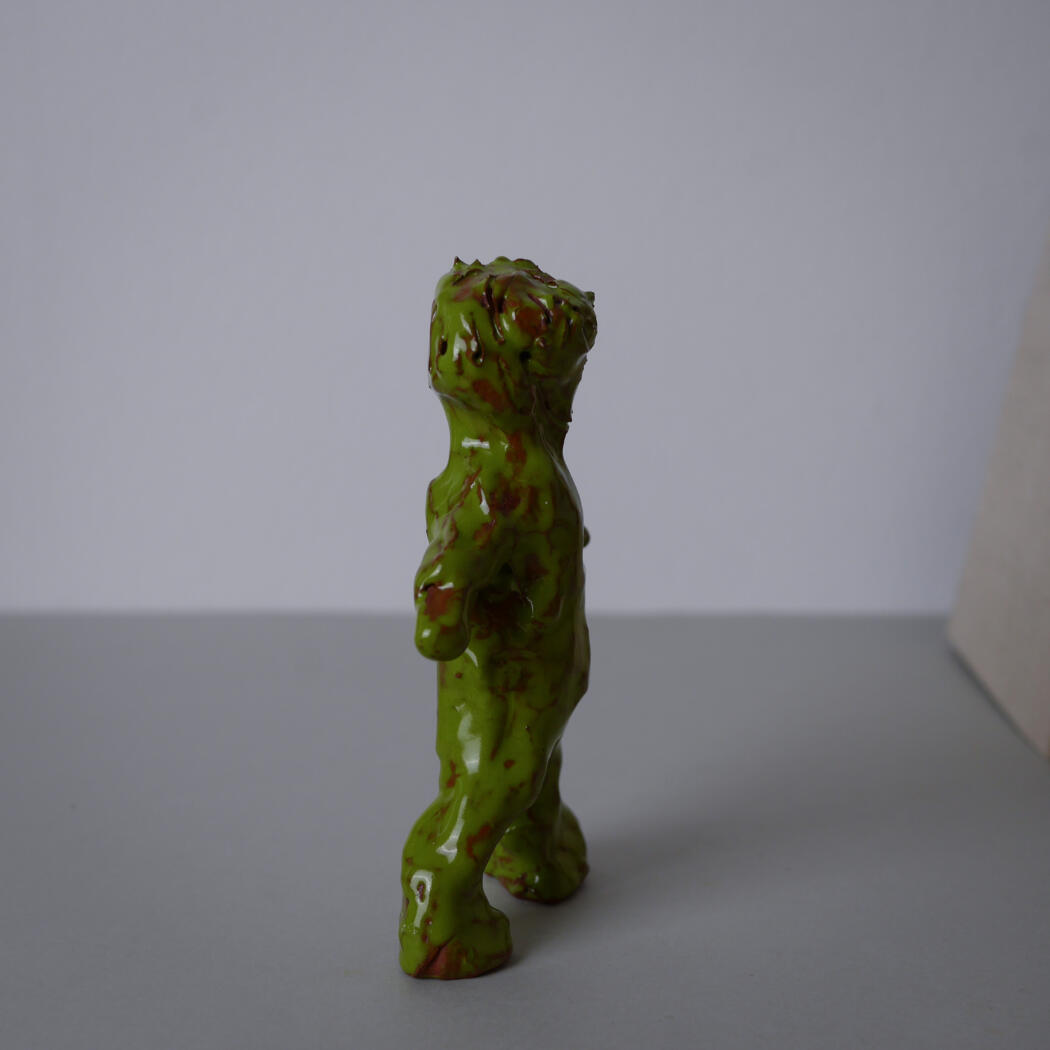 Håndlavet Grøn Keramik Figur 4
