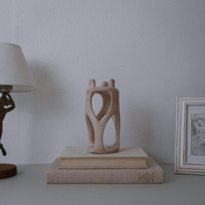 Fedtstensfigur af Tre Mennesker