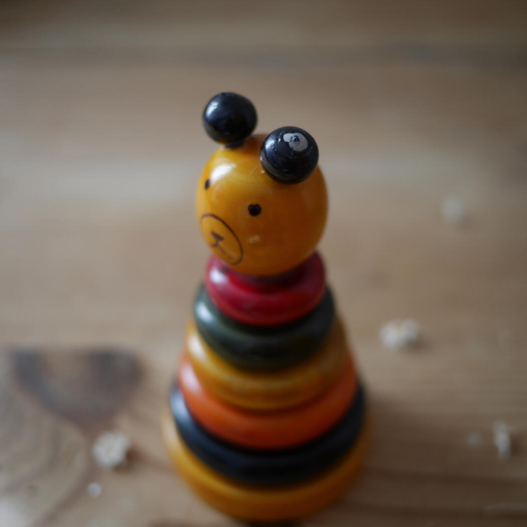 Vintage Bjørn med Ringe til Dekoration 4