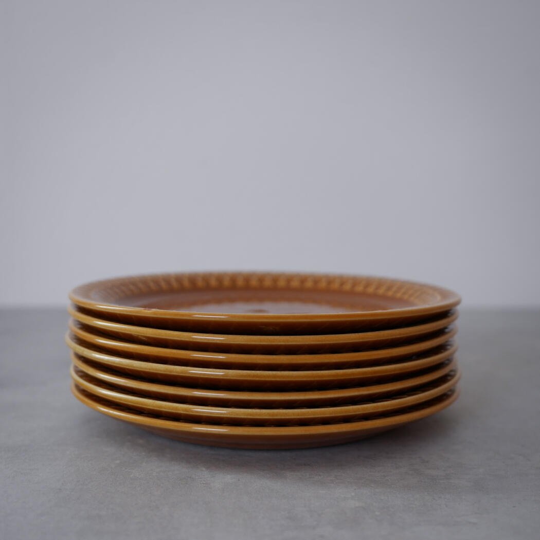 Gule Frokosttallerkner, 7 stk. 1