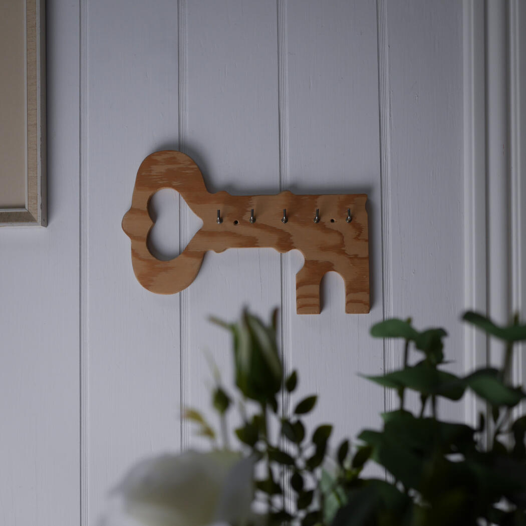 Udskåret Trænøgle til Nøgler