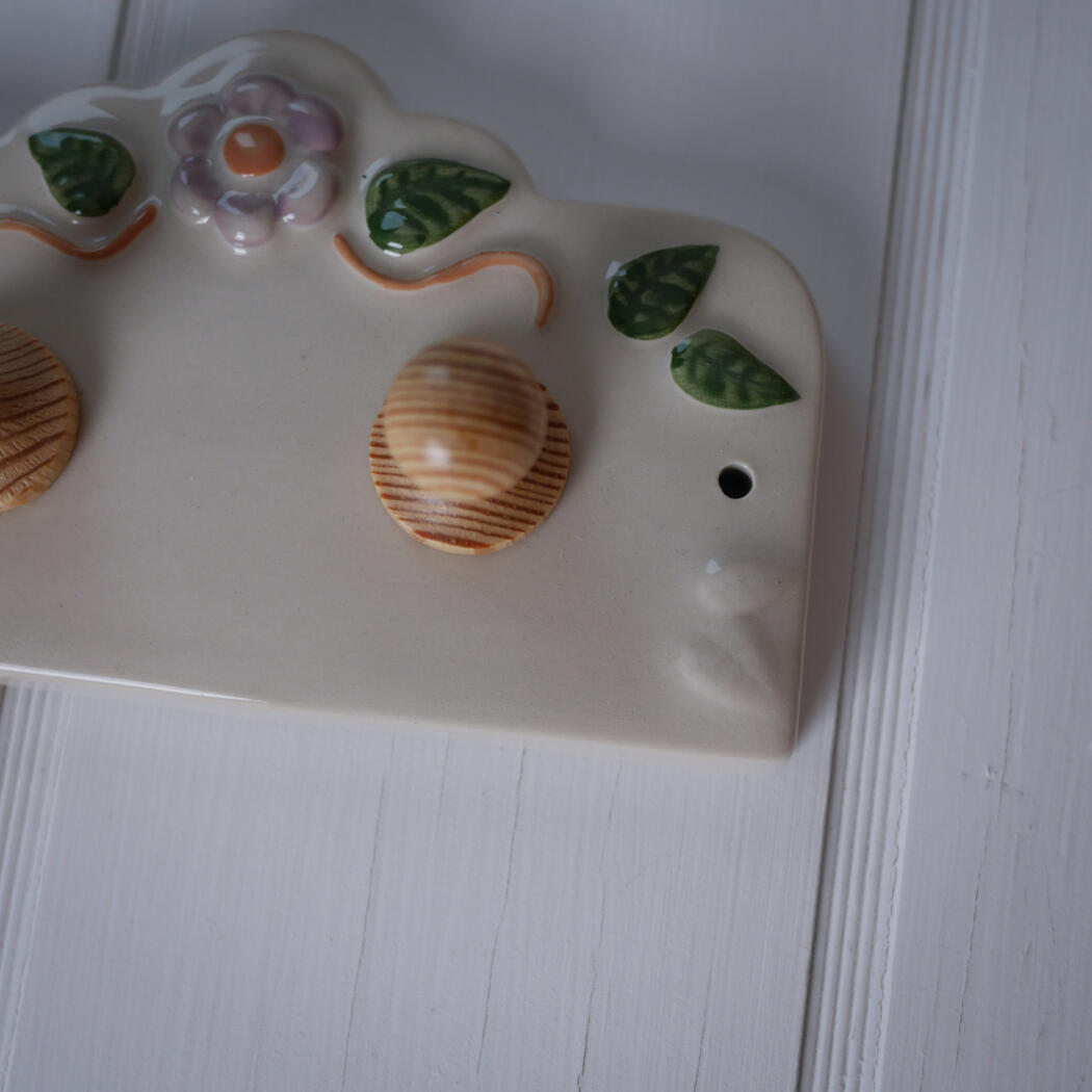 Porcelænsknage med Blomster 4