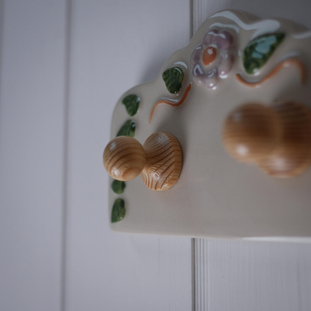 Porcelænsknage med Blomster 5