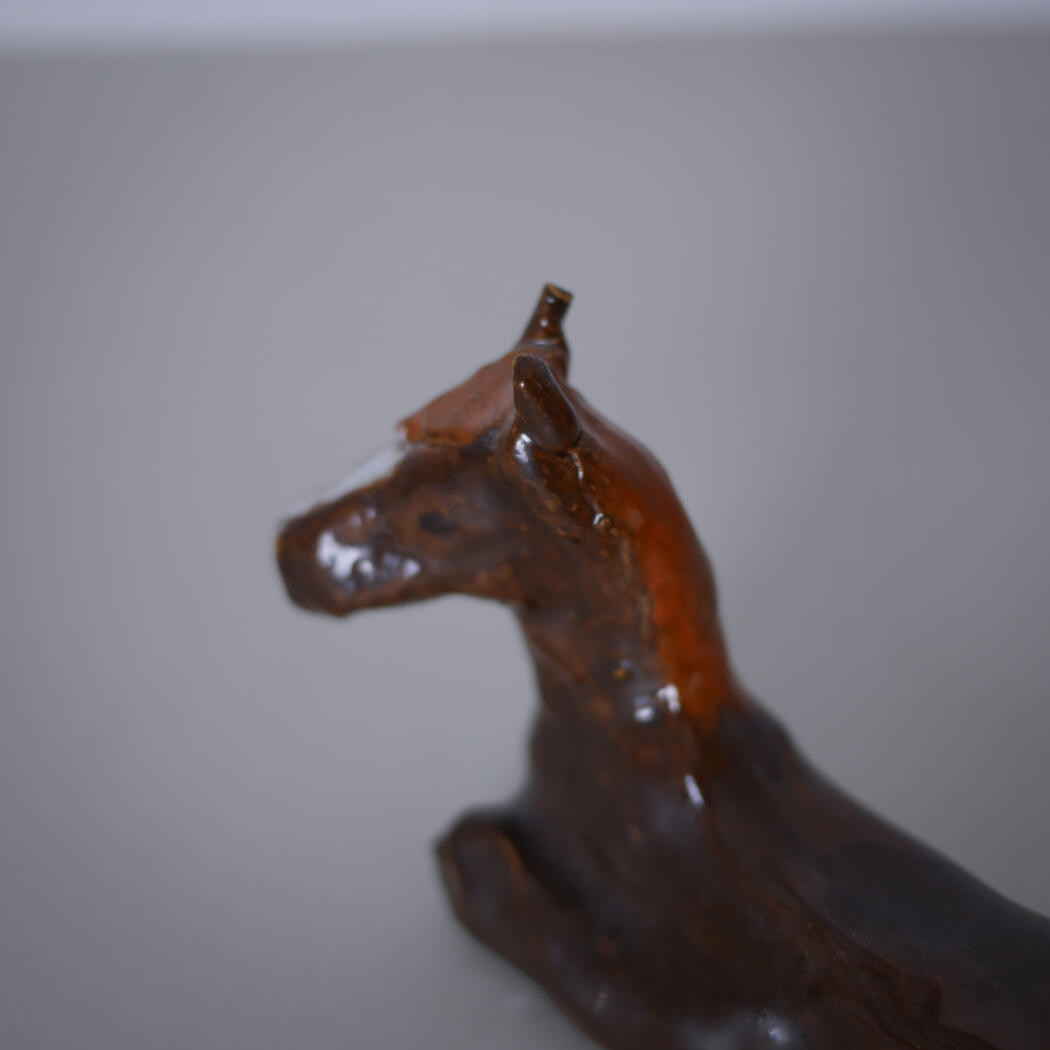 Håndlavet Brun Keramik Hest 5
