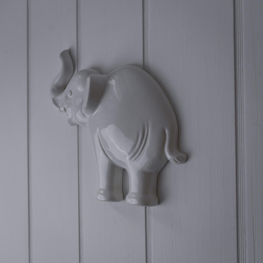 Stor Hvid Elefant til Væg 4