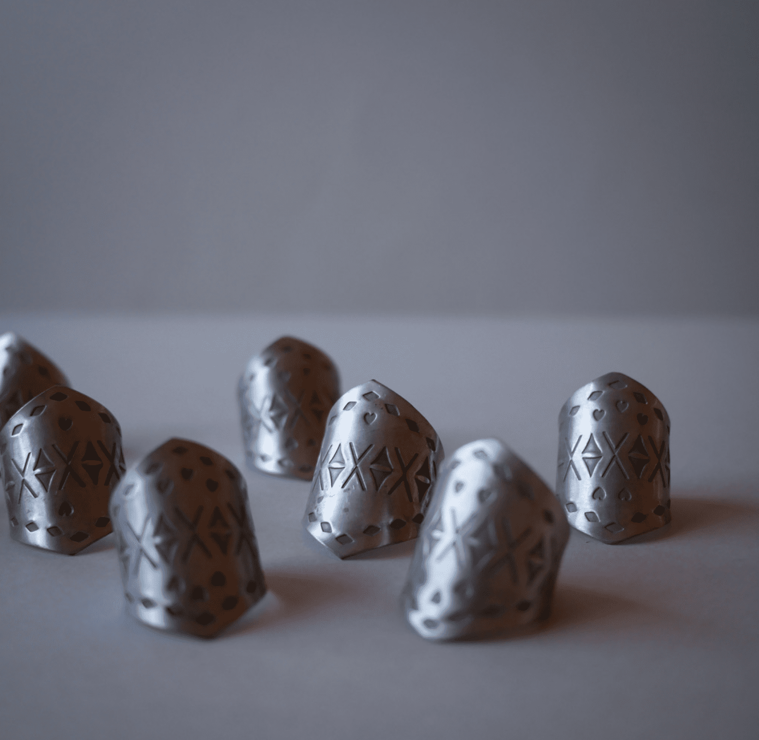 Metal Servietringe, 8 stk. 2