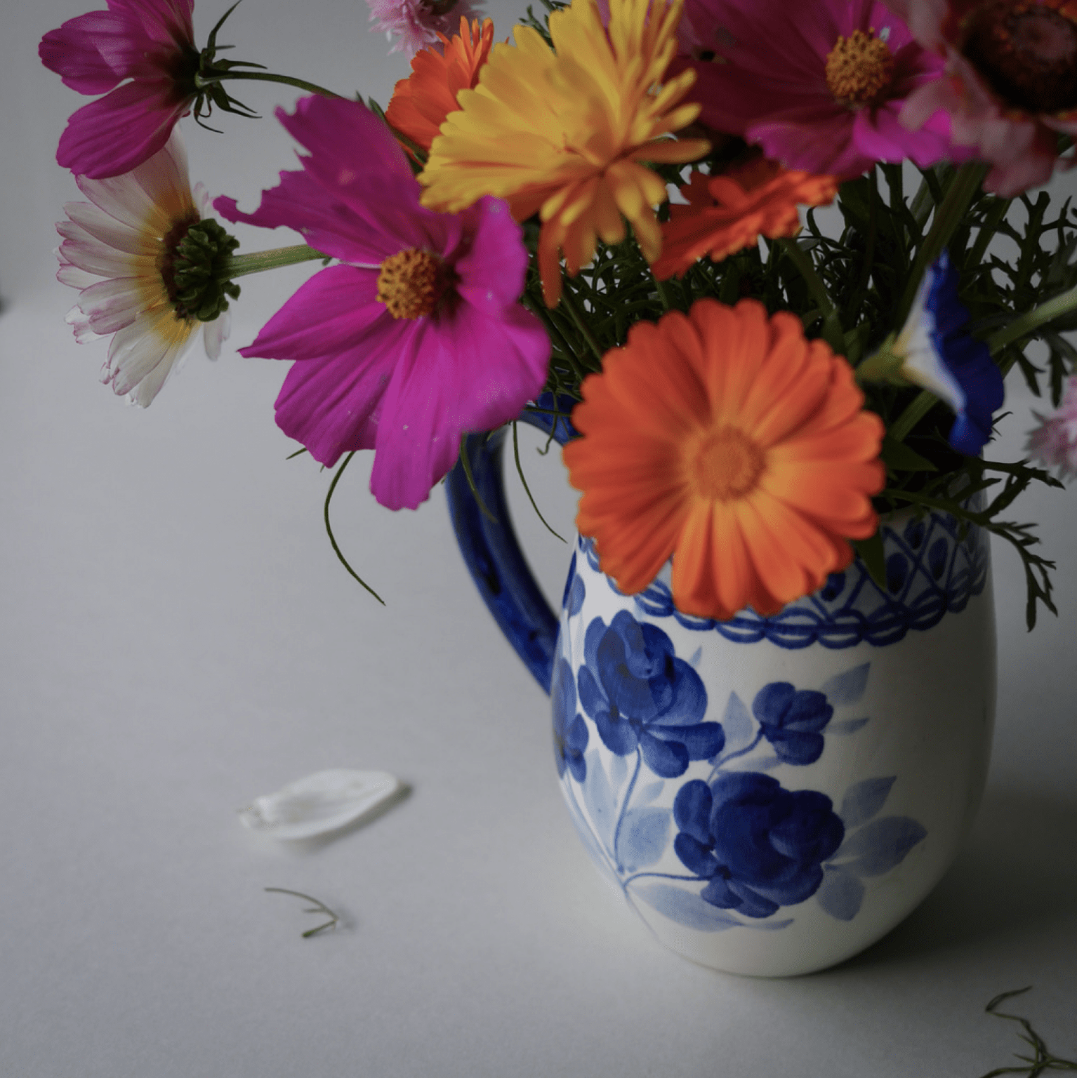 Stort krus med blomster 2