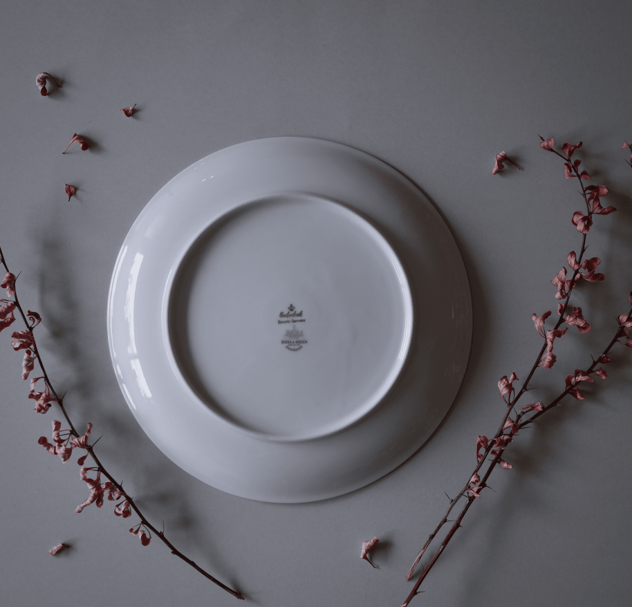 Blomstrede frokosttallerkner, 6 stk. 7