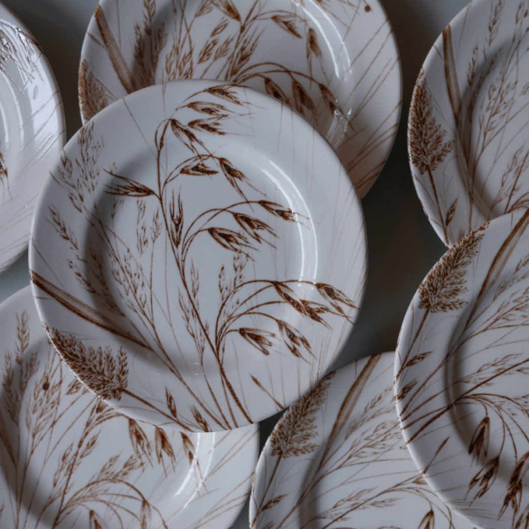 Tallerkner med Strå, 8 stk. 1