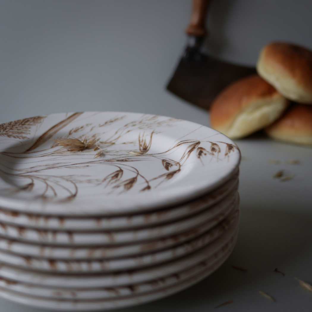 Tallerkner med Strå, 8 stk. 3