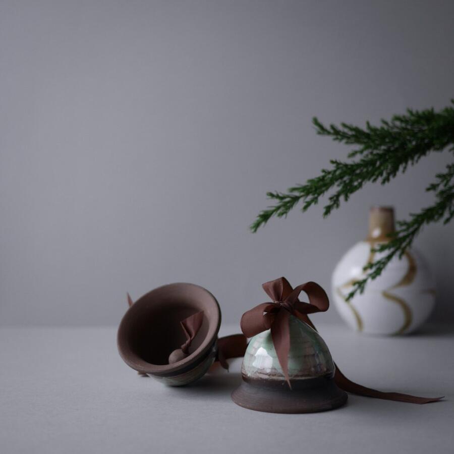 Brune jule Keramikklokker